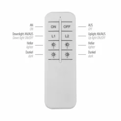 Luminaires Leuchten Direkt Éclairage Led|Suspension Leuchten-Direkt LILLUTI LED Argenté, 2 lumières, Télécommandes