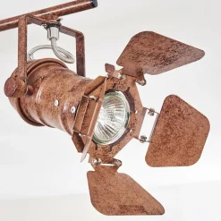 hofstein Suspensions|Suspension Lichinga Rouille, 4 lumières
