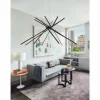 Luce Design Suspensions|Suspension Shanghai LED Noir, 8 lumières