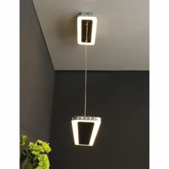 Luce Design Suspensions|Suspension Solaris LED Acier inoxydable, 1 lumière