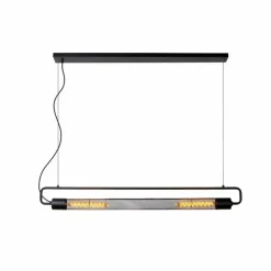 Luminaires Lucide Suspensions|Suspension Lucide CALIXT Noir, 2 lumières