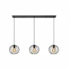 Luminaires Lucide Suspensions|Suspension Lucide DANZA Noir, 3 lumières