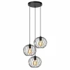 Luminaires Lucide Suspensions|Suspension Lucide DANZA Noir, 3 lumières