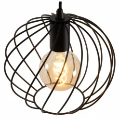 Luminaires Lucide Suspensions|Suspension Lucide DANZA Noir, 3 lumières