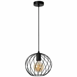 Luminaires Lucide Suspensions|Suspension Lucide DANZA Noir, 1 lumière