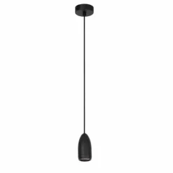 Luminaires Lucide Suspensions|Suspension Lucide EVORA Noir, 1 lumière