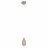 Luminaires Lucide Suspensions|Suspension Lucide EVORA Taupe, 1 lumière
