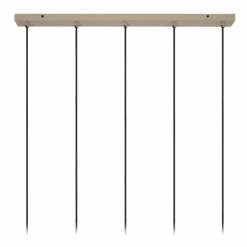 Luminaires Lucide Suspensions|Suspension Lucide EVORA Taupe, 5 lumières