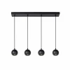 Luminaires Lucide Suspensions|Suspension Lucide FAVORI Noir, 4 lumières
