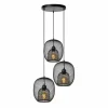 Luminaires Lucide Suspensions|Suspension Lucide JERREL Noir, 3 lumières