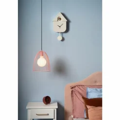 Luminaires Lucide Suspensions|Suspension Lucide MACARONS Rose, 1 lumière