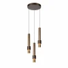 Luminaires Lucide Éclairage Led|Suspension Lucide MARGARY LED Moka, 3 lumières