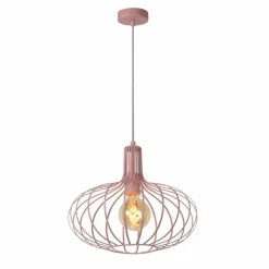 Luminaires Lucide Suspensions|Suspension Lucide MERLINA Rose, 1 lumière