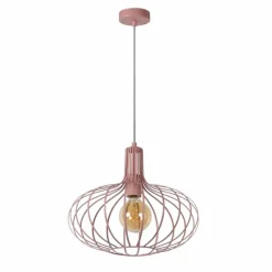 Luminaires Lucide Suspensions|Suspension Lucide MERLINA Rose, 1 lumière