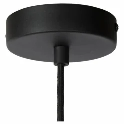 Luminaires Lucide Suspensions|Suspension Lucide MIKAELA Noir, 1 lumière