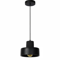 Luminaires Lucide Suspensions|Suspension Lucide OPHELIA Noir, 1 lumière