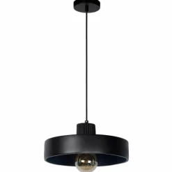Luminaires Lucide Suspensions|Suspension Lucide OPHELIA Noir, 1 lumière