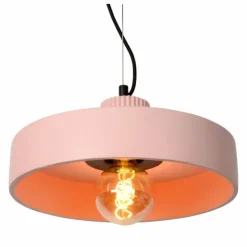 Luminaires Lucide Suspensions|Suspension Lucide OPHELIA Noir, 1 lumière