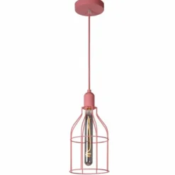 Luminaires Lucide Suspensions|Suspension Lucide POLA Rose, 1 lumière