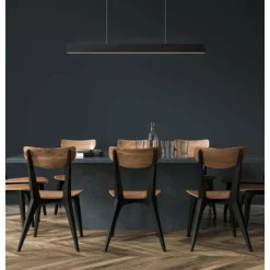 Luminaires Lucide Éclairage Led|Suspension Lucide RAYA LED Noir, 1 lumière