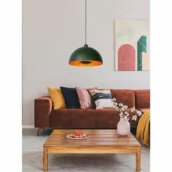 Luminaires Lucide Suspensions|Suspension Lucide SIEMON Vert, 1 lumière