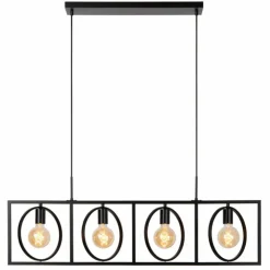 Luminaires Lucide Suspensions|Suspension Lucide SUUS Noir, 4 lumières