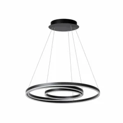 Luminaires Lucide Éclairage Led|Suspension Lucide TRINITI LED Noir, 1 lumière