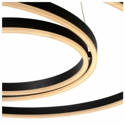 Luminaires Lucide Éclairage Led|Suspension Lucide TRINITI LED Noir, 1 lumière
