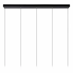 Luminaires Lucide Éclairage Led|Suspension Lucide TUBULE LED Noir, 5 lumières