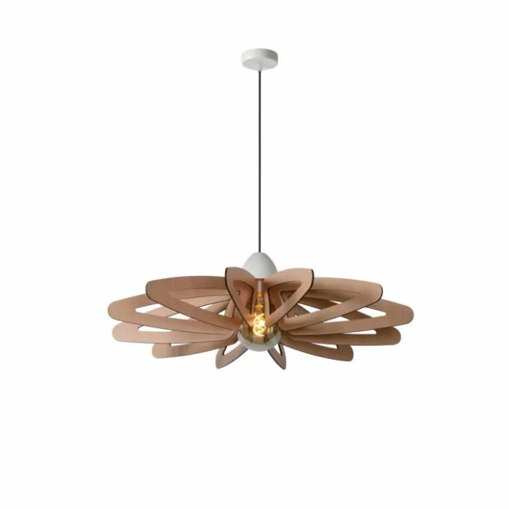 Luminaires Lucide Suspensions|Suspension Lucide ZIDANE Blanc, 1 lumière