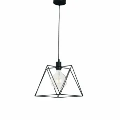 Luminaires Lutec Suspensions|Suspension Lutec SANTANA Noir, 1 lumière