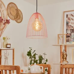 hofstein Suspensions|Suspension Malette Rose, 1 lumière