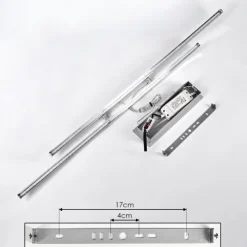 hofstein Suspensions|Suspension Manlleu Chrome, 1 lumière