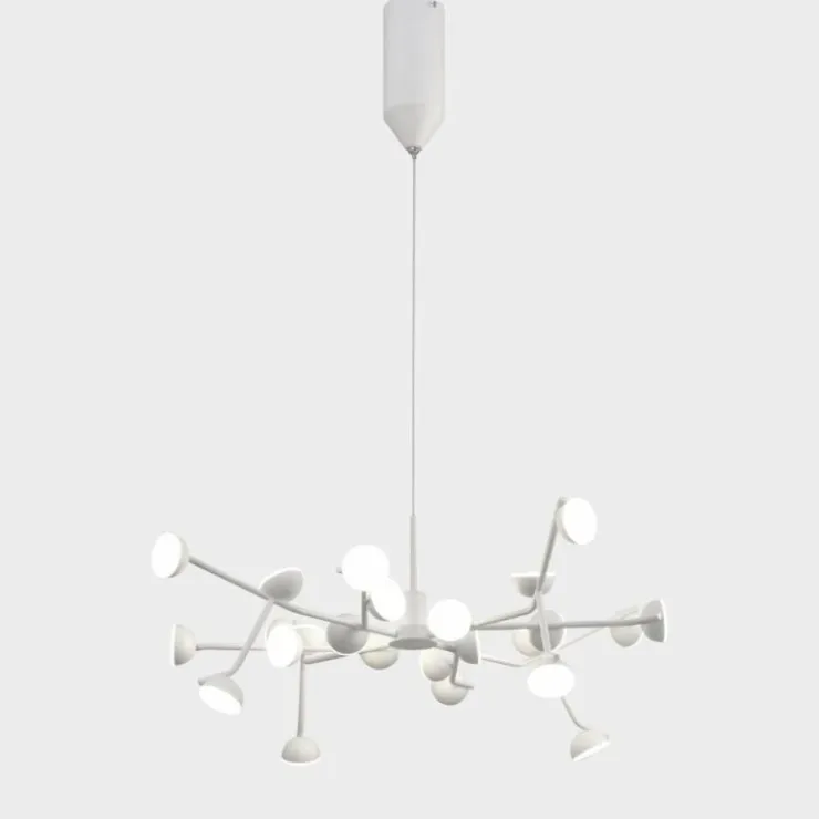 Luminaires Mantra Éclairage Led|Suspension Mantra ADN LED Blanc, 1 lumière