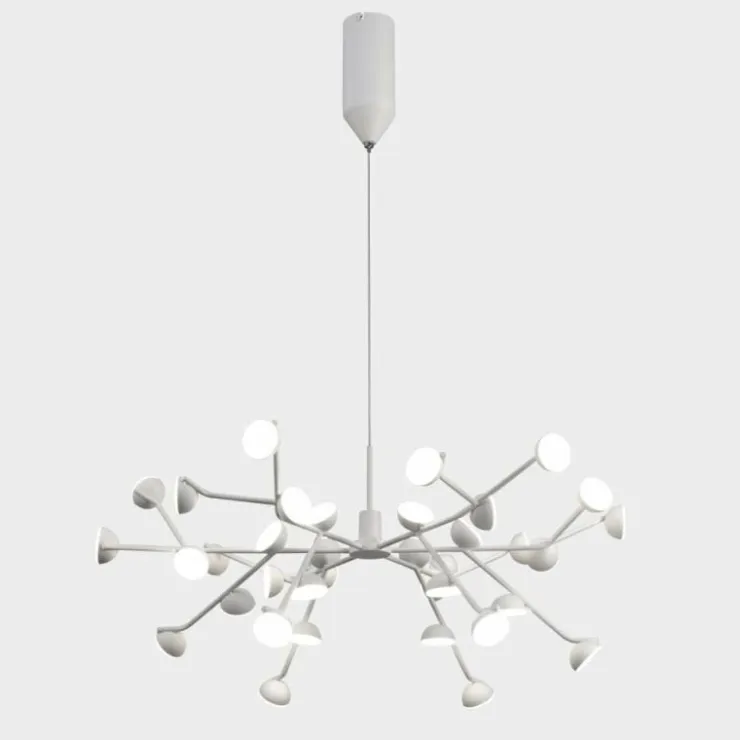 Luminaires Mantra Éclairage Led|Suspension Mantra ADN LED Blanc, 1 lumière