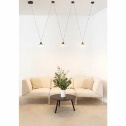 Luminaires Mantra Éclairage Led|Suspension Mantra ANTARES LED Noir, 1 lumière
