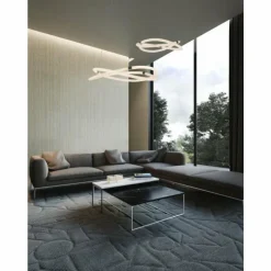 Luminaires Mantra Éclairage Led|Suspension Mantra INFINITY LINE LED Chrome, Blanc, 1 lumière
