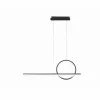 Luminaires Mantra Éclairage Led|Suspension Mantra KITESURF LED Noir, 1 lumière