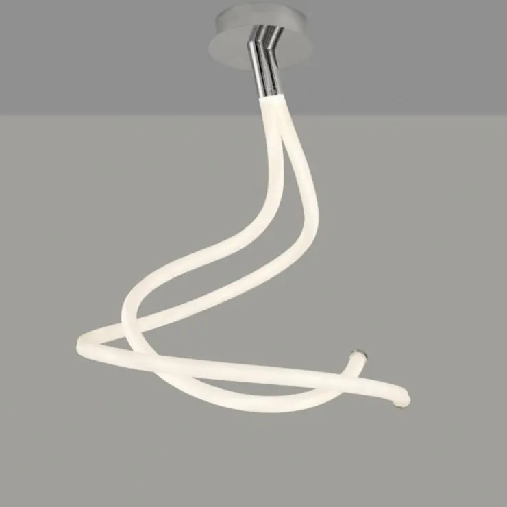 Luminaires Mantra Éclairage Led|Suspension Mantra NUR LINE LED Chrome, Blanc, 1 lumière