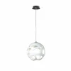 Luminaires Mantra Suspensions|Suspension Mantra ORGANICA Chrome, Blanc, 1 lumière