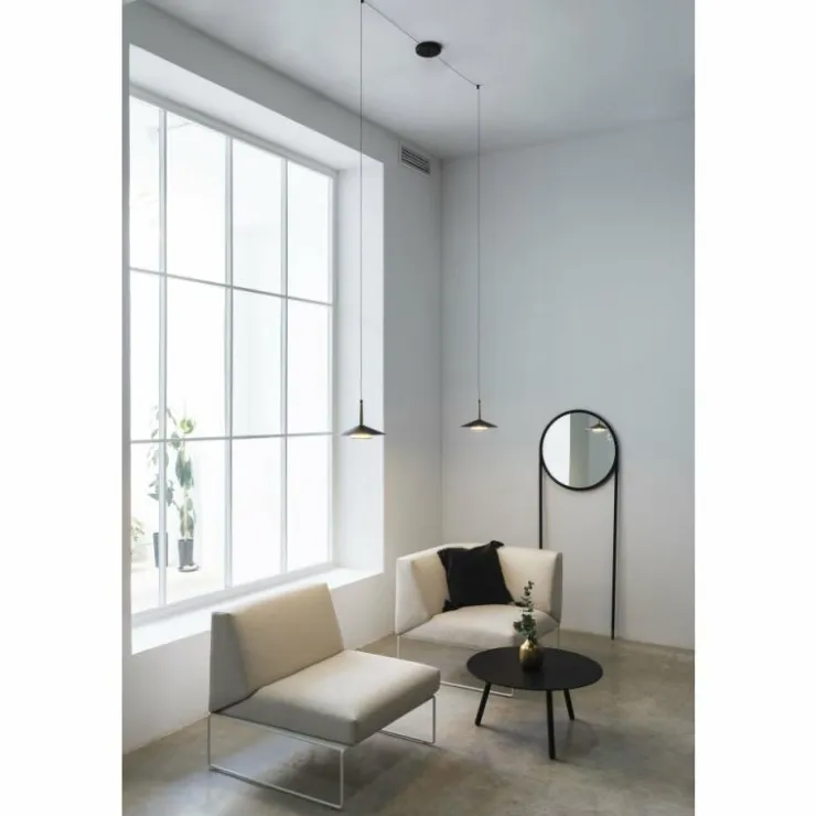 Luminaires Mantra Éclairage Led|Suspension Mantra ORION LED Laiton, Noir, 1 lumière