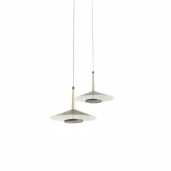 Luminaires Mantra Éclairage Led|Suspension Mantra ORION LED Laiton, Noir, 1 lumière