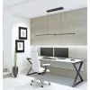 Luminaires Mantra Éclairage Led|Suspension Mantra TORCH LED Noir, 1 lumière