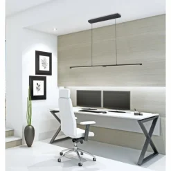 Luminaires Mantra Éclairage Led|Suspension Mantra TORCH LED Noir, 1 lumière