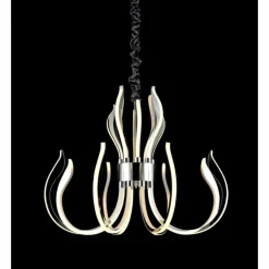 Luminaires Mantra Éclairage Led|Suspension Mantra VERSAILLES LED Chrome, 1 lumière