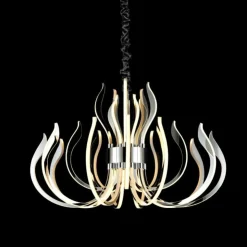 Luminaires Mantra Lustres|Suspension Mantra VERSAILLES LED Chrome, 1 lumière