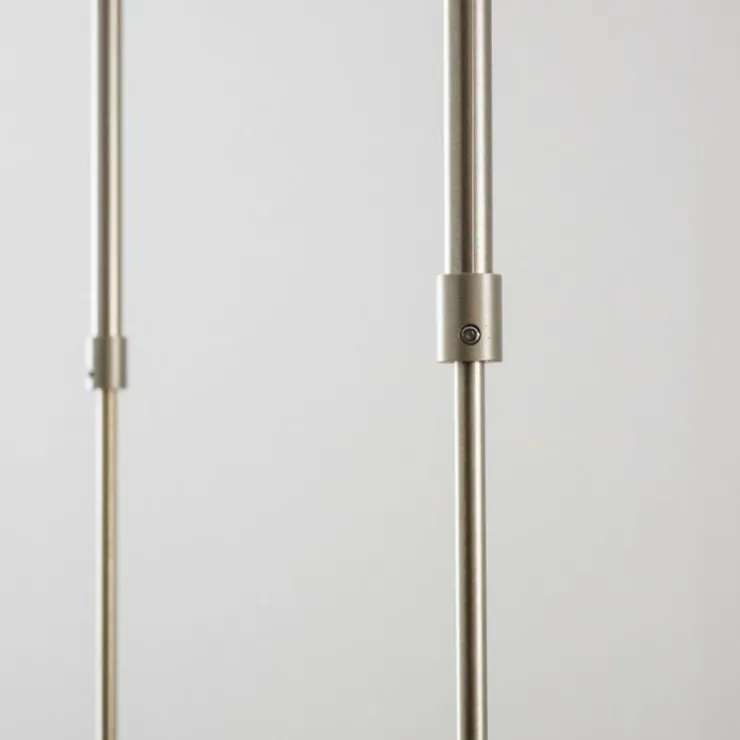hofstein Éclairage Led|Suspension Masterlight LED Aluminium, Nickel mat, 1 lumière