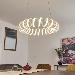 hofstein Éclairage Led|Suspension Maziwa LED Blanc, 1 lumière