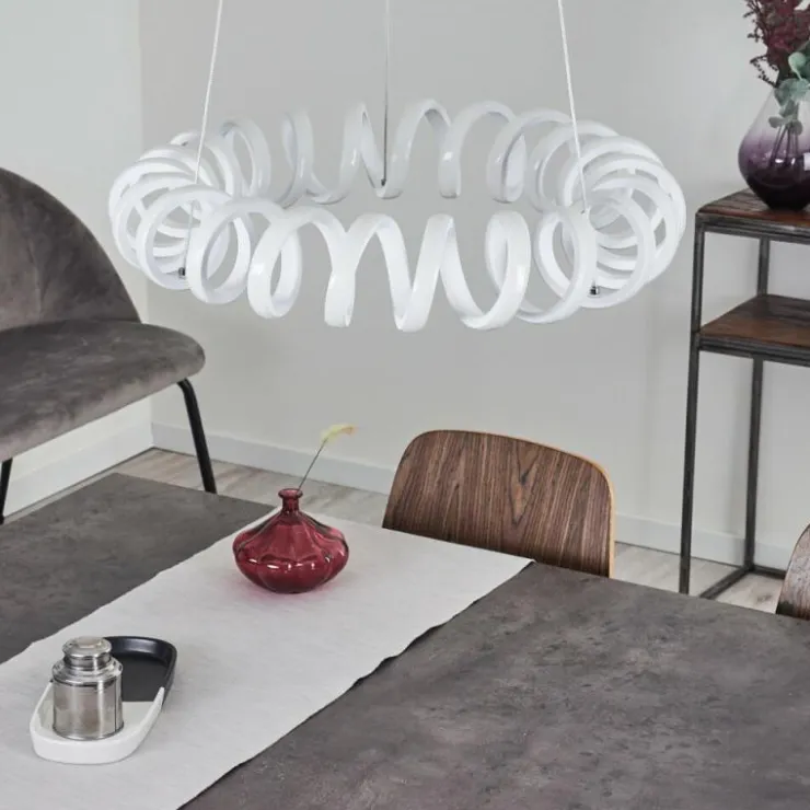 hofstein Éclairage Led|Suspension Maziwa LED Blanc, 1 lumière