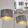 Luminaires Globo Lighting Suspensions|Suspension Meldal Nickel mat, 1 lumière